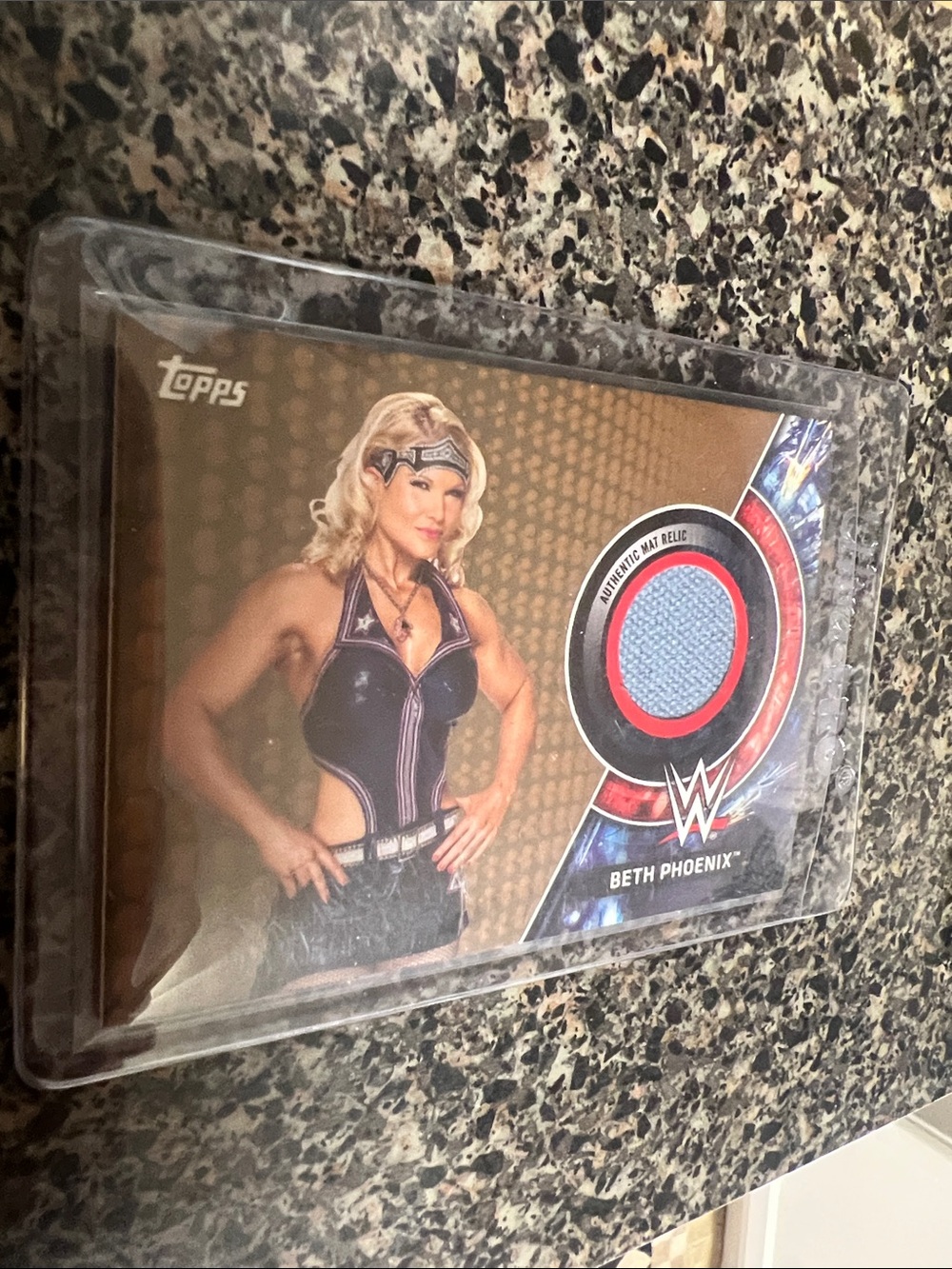 2018 Topps WWE Beth Phoenix Relic Card - Mat Relic 45/75